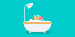 snail in bathtub